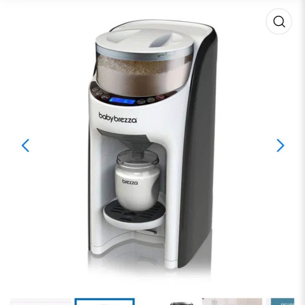 Baby Brezza Black and White Formula Dispenser